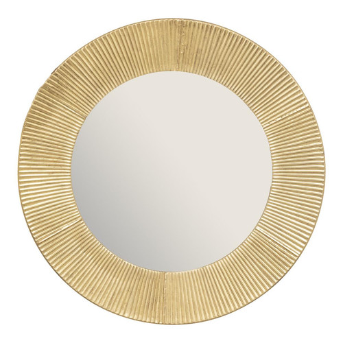 Miroir "Milda" métal doré D90 cm