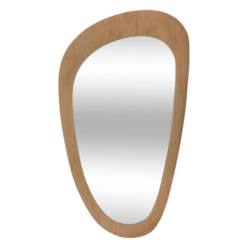 Miroir organique "Sophie" 70x40cm marron 3S. x Home  - Miroir rond ovale design