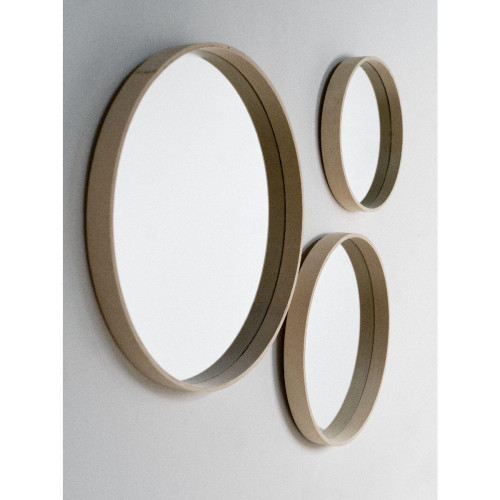 Miroir plywood L - Simplicity  Factory  - Miroir rectangulaire blanc