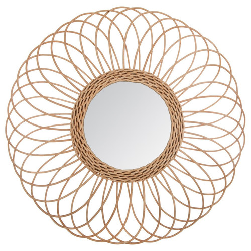 Miroir rotin rosace D58 - 3S. x Home - Miroir rectangulaire design