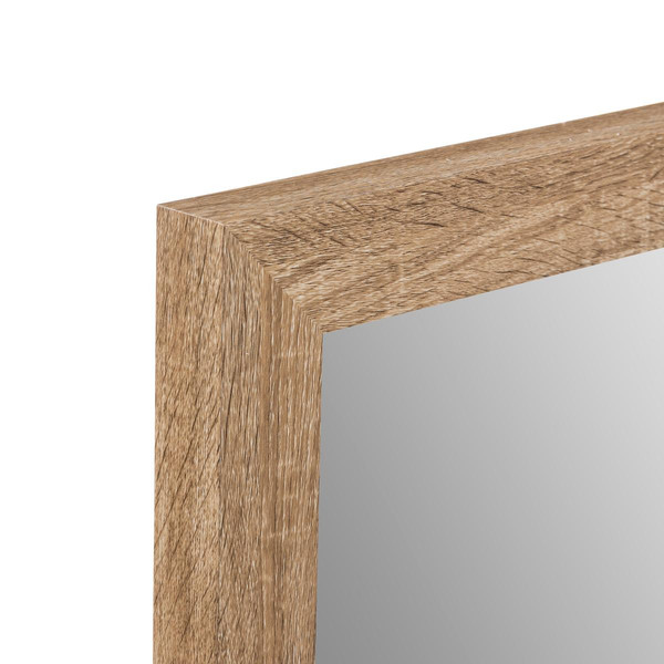 Miroir sur pied couleur bois 35X125