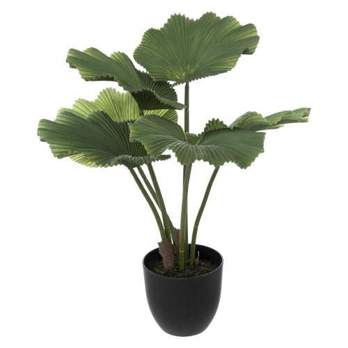 Palmier avec pot en plastique H65cm 3S. x Home  - Deco plantes fleurs artificielles