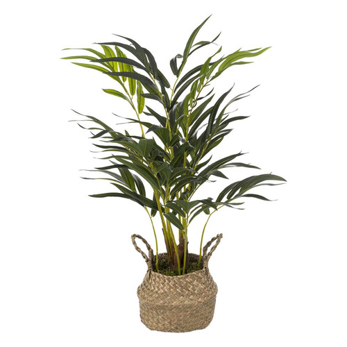 Palmier avec pot naturel H80cm beige 3S. x Home  - Deco plantes fleurs artificielles
