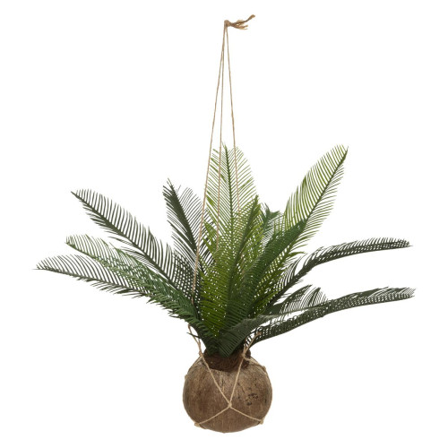 Palmier Pot de Coco Cuba H 50 - Deco plantes fleurs artificielles