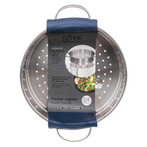 Panier vapeur D24cm en inox 3S. x Home  - Accessoire cuisine design