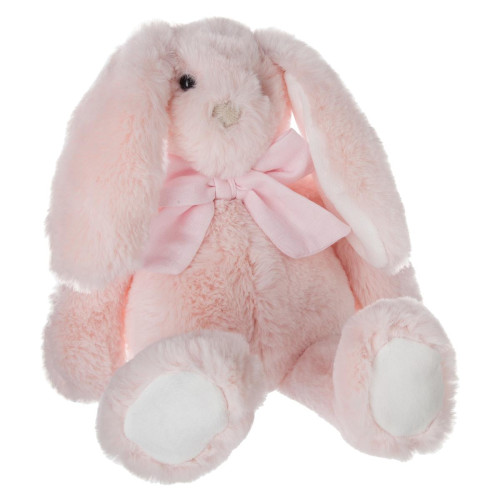 Peluche Lapin noeud H35 rose - 3S. x Home - 3s x home