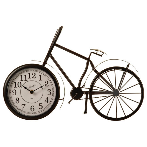 Pendule à poser vélo noir D52 cm 3S. x Home  - Horloge design