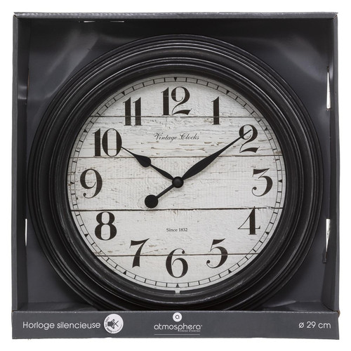 Pendule en Plastique Moulure 3S. x Home  - Horloge design