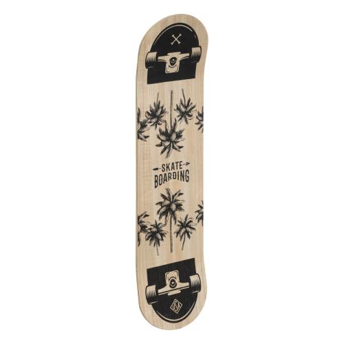 Planche de skateboard en bois de peuplier "Deven" noir - 3S. x Home - Nouveautes deco design