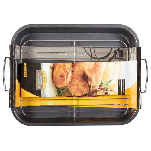 Plat à Rôtisserie avec Grille 3S. x Home  - Accessoire cuisine design