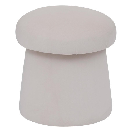 Pouf "Noa" D37cm blanc ivoire - 3S. x Home - Salon meuble deco