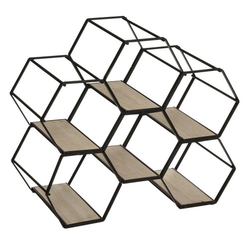 Range Bouteille Hexagonale Arty x 6 - 3S. x Home - Cuisine Meubles & Déco