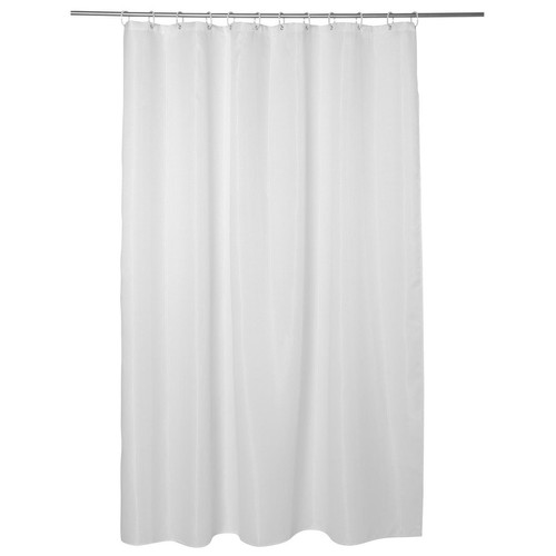 Rideau de douche 180x200 cm "Modern Color" blanc 3S. x Home  - Petit accessoires salle de bain