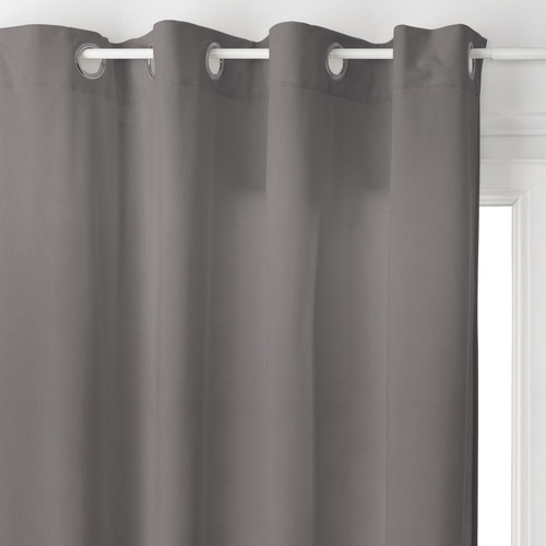 Rideau 140X260  cm gris foncé "Lilou" - 3S. x Home - Textile design