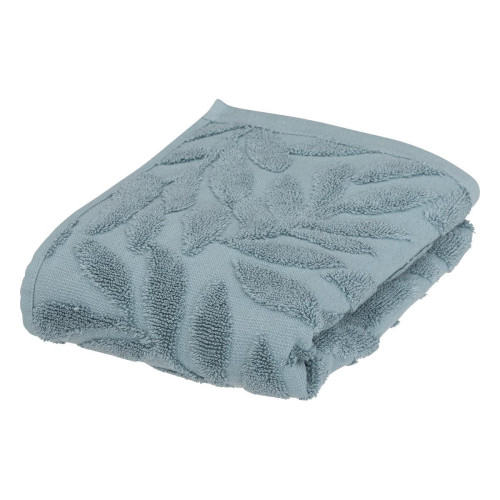 Serviette de toillette "Cisel" coton bleu 50x90 cm 3S. x Home  - Serviette draps de bain