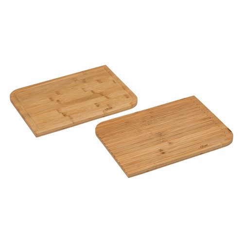 Duo planches à découper bambou 3S. x Home  - Accessoire cuisine design