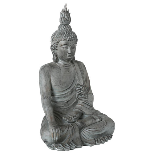 Statuette Bouddha assis H106cm - 3S. x Home - Deco luminaire vert