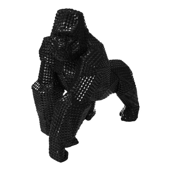 Statuette "Gorille" résine noir H40 cm