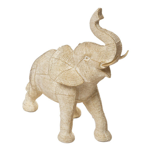 Statuette "Éléphant" résine doré H375 cm 3S. x Home  - Statue resine design