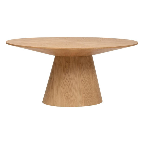 Table à manger "Toula" en placage chêne L183cm - Table a manger design