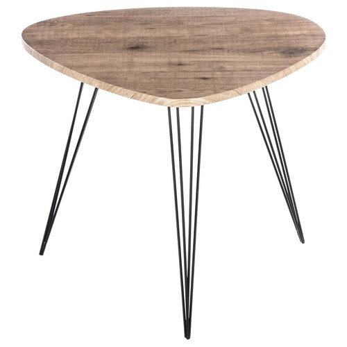 Table basse en métal marron - 3S. x Home - Table d appoint metal