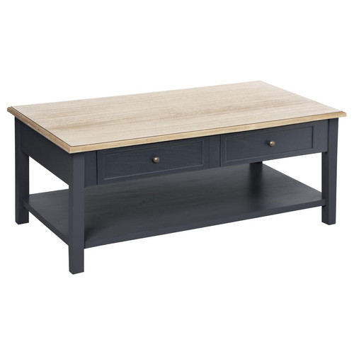 Table Basse 4 Tiroirs Hiver Damian 3S. x Home  - Table basse bois design