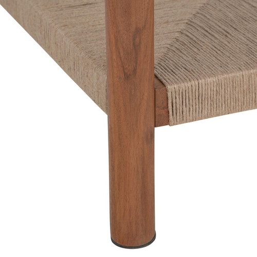 Table basse en bois "Apala" Marron  3S. x Home  - Table basse verre design