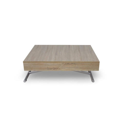 Table basse relevable Chêne clair Sundance 3S. x Home  - Table basse bois design