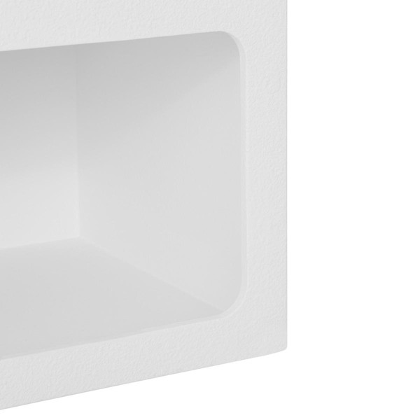 Table de chevet "Soleya" H55cm blanc