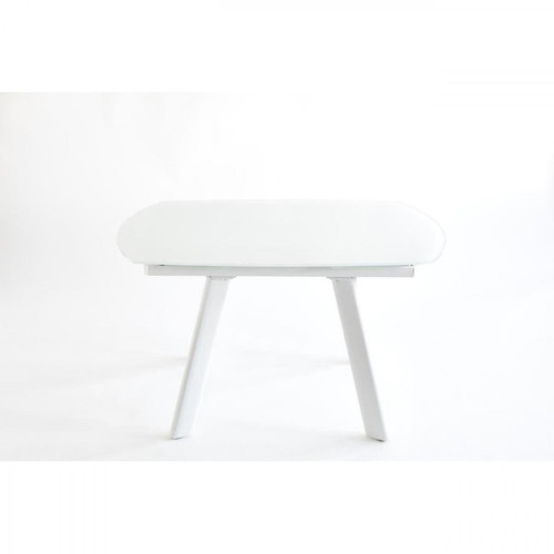 Table de repas en Métal Blanc 75 X 90 X 130 cm SPID - Table design