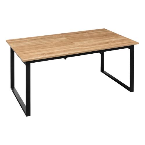 Table extensible effet chêne naturel "Aliaj" 3S. x Home  - Table a manger bois design