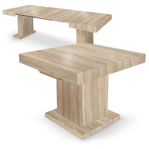 Table extensible Mustang Chêne Clair 3S. x Home  - Table en bois design