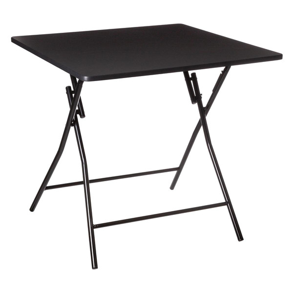 Table Pliante 80 X 80 Cm Noir