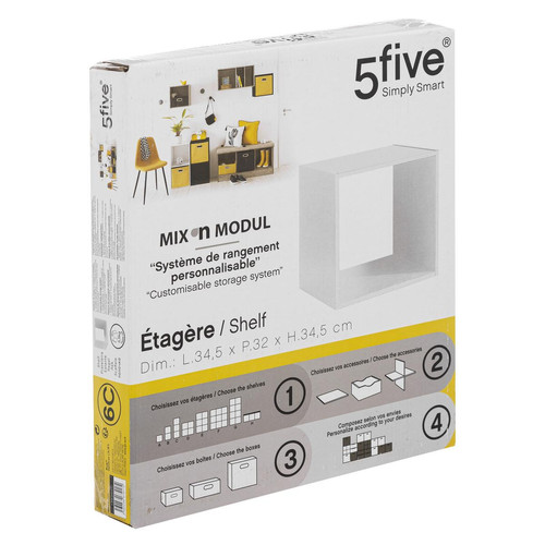 Étagère "Mix" 1 case blanc 3S. x Home  - Etagere design