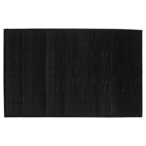 Tapis Bambou Latte L Noir 120 x 170 - Tapis noir