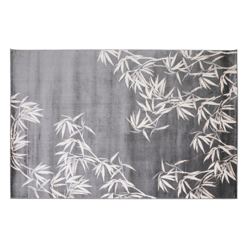 Tapis gris foncé en bambou "Jiling"  - 3S. x Home - Edition Authentique Déco Luminaires