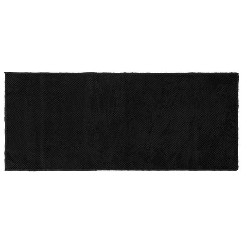 Tapis microfibre 50x120cm noir  3S. x Home  - Tapis noir