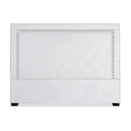 Tête de lit Meghan 160cm Simili P.U. Blanc - Tete de lit blanc