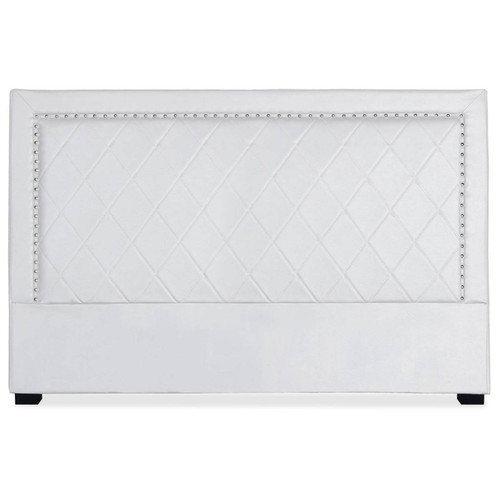 Tête de lit Meghan 180cm Simili P.U. Blanc - Tete de lit blanc