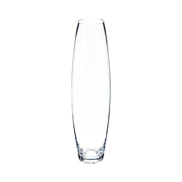Vase bombé transparent H40 cm