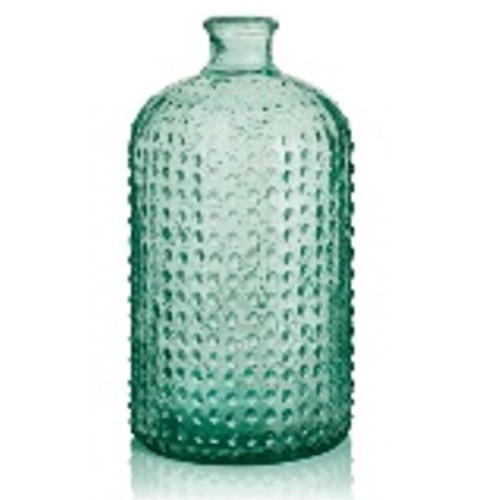 Vase 3D “Imet” en verre recyclé H31 transparente