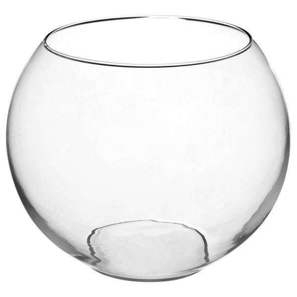Vase boule transparent D25XH20 cm