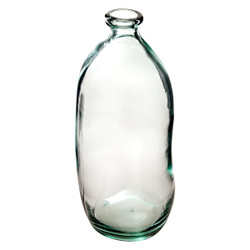 Vase bouteille en verre recyclé H73