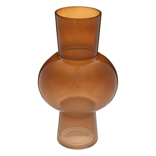 Vase marron en verre  3S. x Home  - Boutique de Noël