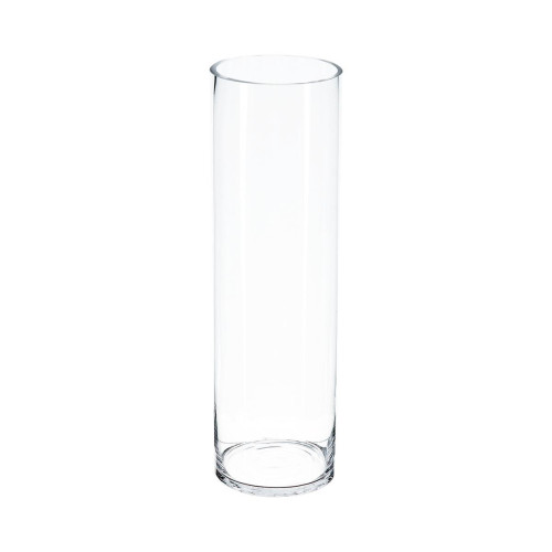 Vase cylindre transparent clear H50