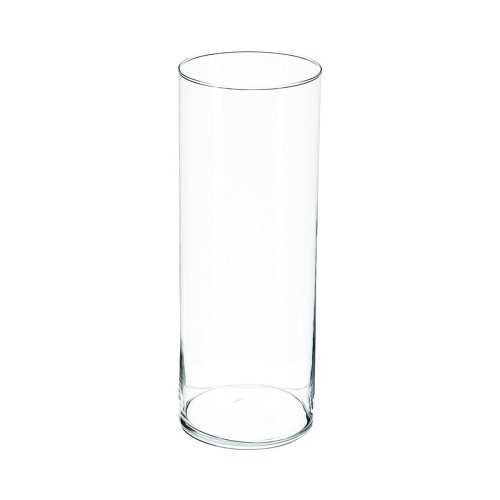 Vase cylindre transparent H40
