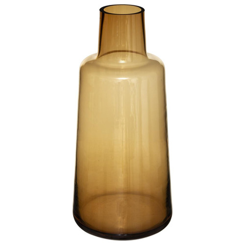 Vase Epaule H 40 cm Ambre Solid 3S. x Home  - Vase verre design