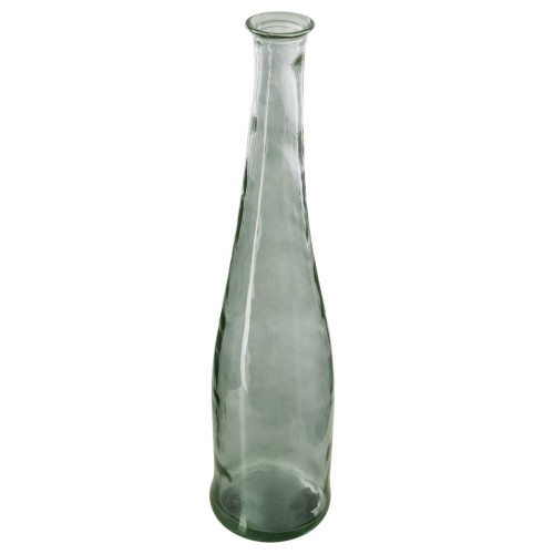 Vase Long Verre Recyclé Kaki 3S. x Home  - Vase verre design