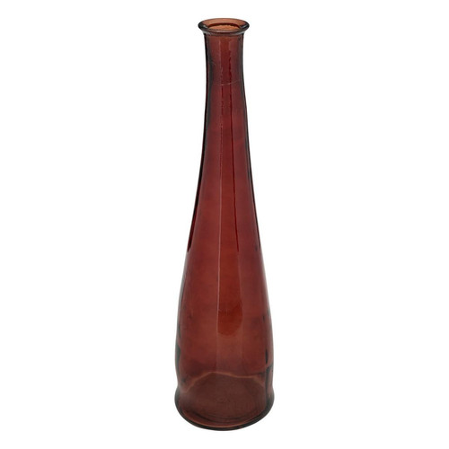 Vase Long en Verre Recyclé Ambre H80 ULY 3S. x Home  - Bougie et photophore design