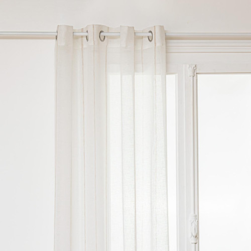 Voilage blanc 140x240 cm 3S. x Home  - Rideau blanc